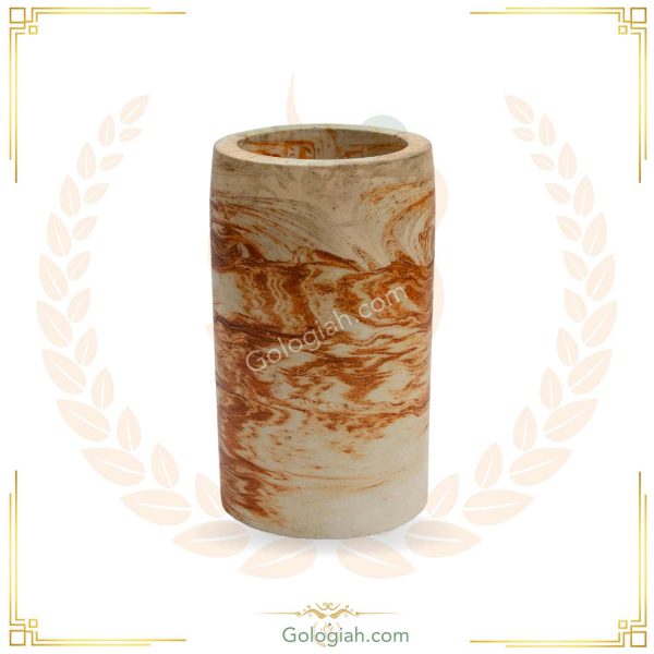 گلدان طرح سنگ استوانه ای