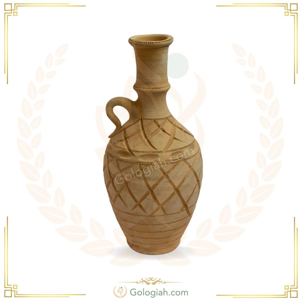 سفال کوزه آب طرح دار