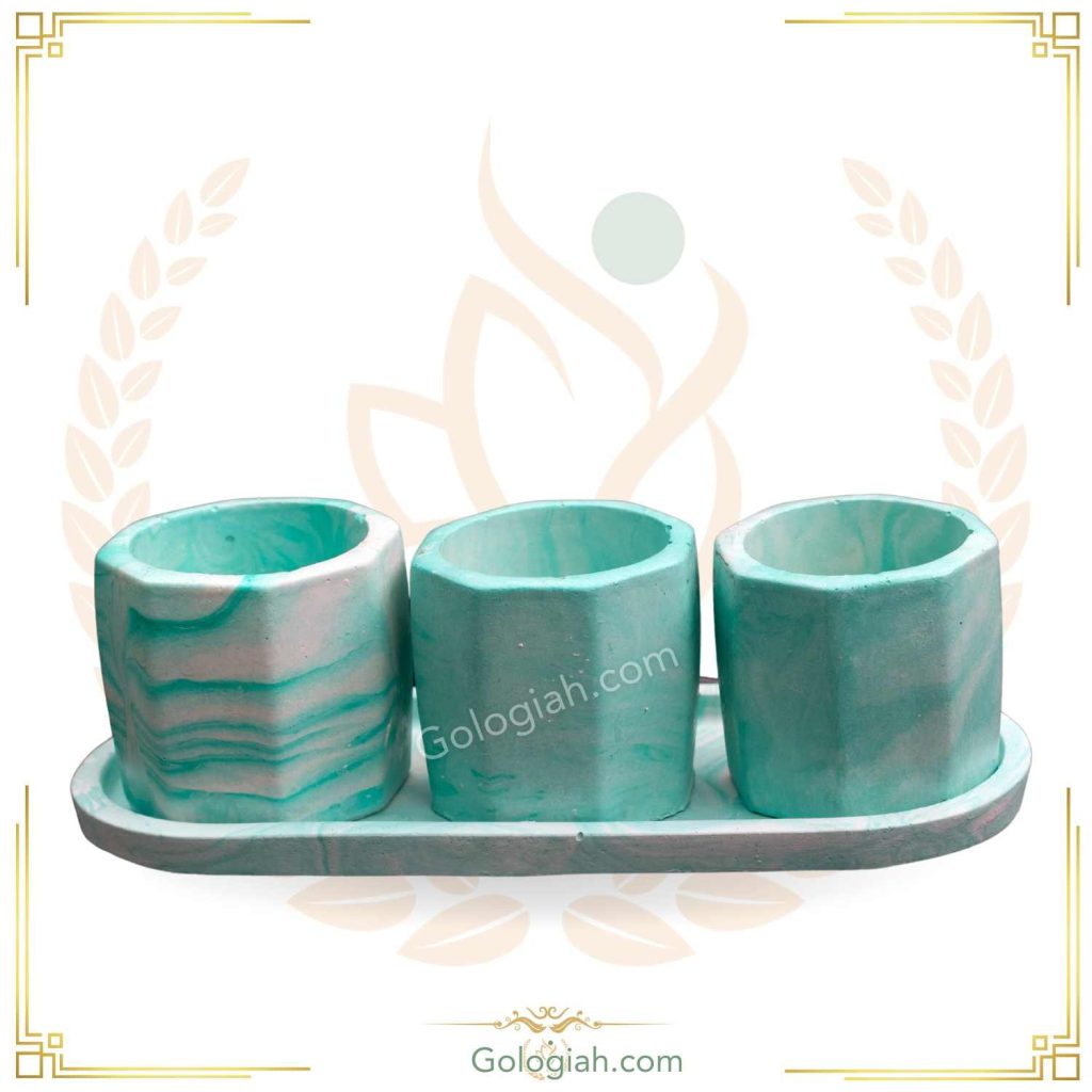 گلدان سنگی کاکتوس