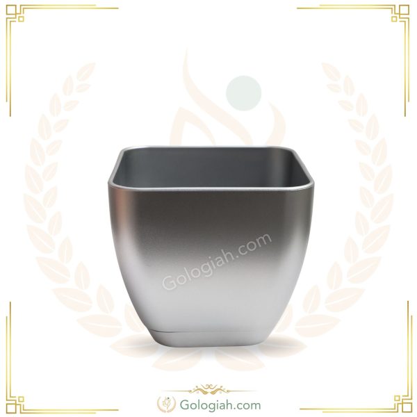 گلدان پلاستیکی میکا مربع