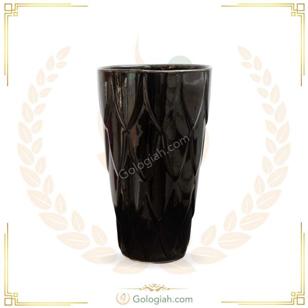 گلدان سرامیک پولکی