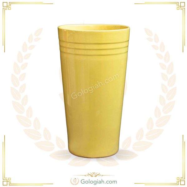 گلدان سرامیک خیاری استوانه