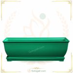 گلدان پلاستیکی مستطیل گل آوید