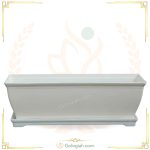گلدان پلاستیکی مستطیل گل آوید