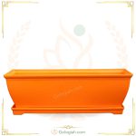 گلدان پلاستیکی مستطیل گل آوید