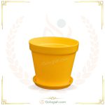 گلدان پلاستیکی دایره شهر آذین