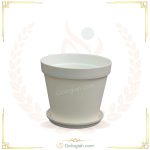 گلدان پلاستیکی دایره شهر آذین
